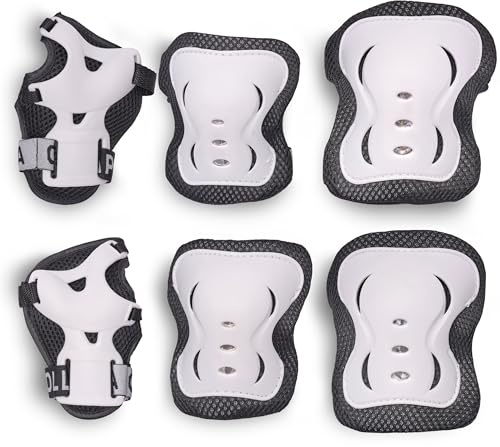 Apollo Schoner Set für Kinder, Knie und Ellenbogenschützer Kinder und für Handgelenk, Protektoren Kinder zum Inliner Skateboard BMX Radfahren, Inliner Schoner Kinder, Knieschützer Kinder