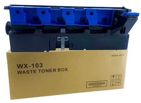 HEMEINY WX103 WX-103 Cartouche de toner usagée compatible avec imprimante Konica Minolta Bizhub C224 C284 C364 C258 C308 C368 C454 C554 C458 C558 C658 (A4NN-WY4)