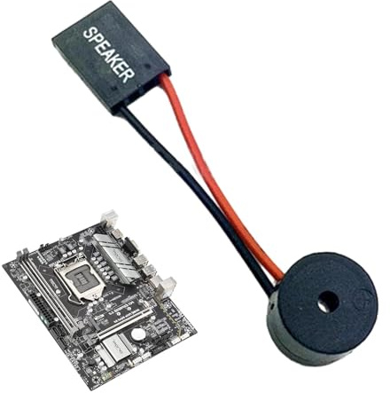 Generisch Motherboard Speaker, PC Motherboard Internal Speaker, PC Buzzer, Internal Motherboard Speaker, Plug Buzzer, Desktop Computer Case, Internal Code Plug | Mini Plug Code Mini DIY Desktop Case Repair Accessories for Computer Motherboards Industrial Control Systems