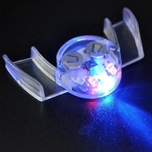 LED-munstycke - LED-blinkande tandskydd | flerfärgad LED-upplyst gadget, halloween festfavörstillbehör, godispåsar fyllmedel för rollspel
