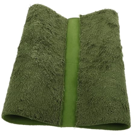 VANZACK Tappeto Tappeto Imitazione Prato per Terrario per Rettili Substrato in Fibra Verde Buona Tenuta per Lucertole e Tartarughe in Ambiente Terrario