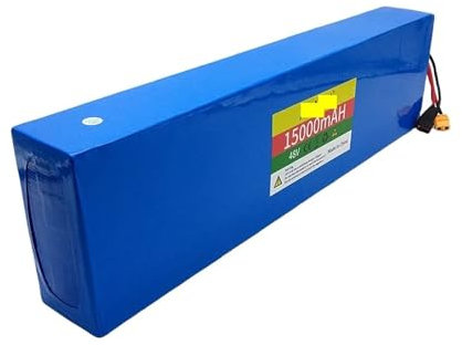 Batteria agli ioni di litio, compatibile con Kugoo M4/MaxSpeed ​​Batteria agli ioni di litio 13S4P 48V 15000mAh Batteria ricaricabile BMS integrata(1pcs)
