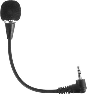 DIYEAH Micrófono Flexible Mini para Laptop y PC Conector Jack para Skype y y Portátil para Posicionamiento