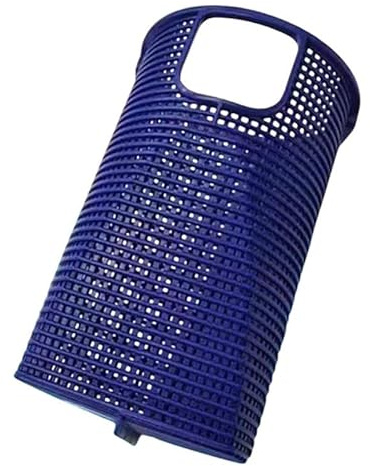 MonoSora Swimming Pool Filter Basket 14.7 cm x 23 cm, Blue, 1 Pack, Compatible with Standard Pool Pumps, Easy to Clean & Durable for Pool Maintenance