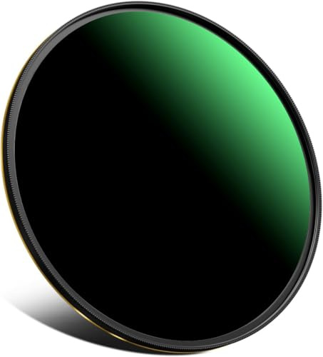 LENSKINS 77mm ND 1000 Lens Filter, 10 Stop Fixed Neutral Density Filter-German Optics Glass, Multi-Resistant Coated, Weather-Seal ND Filter with Lens Cloth