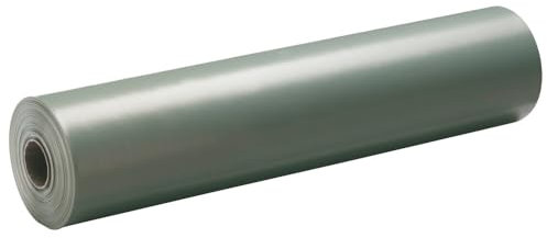 Dönges PE-Folie transparent, auf Rolle, Breite 2 m, Länge 50 m, 150 µ (Baufolie Abdeckfolie) Material: LD-PE (Polyethylen niedriger Dichte)/Dichte: ca. 0,92 g/cm³/Zugfestigkeit: ca. 10-25 N/mm²