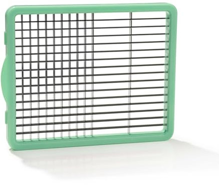 Genius Nicer Dicer Chef Messereinsatz 2 in 1, Gemüseschneider Zubehör, Gemüse Obst Salat in Würfel Stiften Streifen schneiden, G-NOX-Qualität, Mintgrün