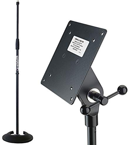 K&M 19685 Adapter für Bildschirme Halterung für Stative + keepdrum Mikrofonständer gerade