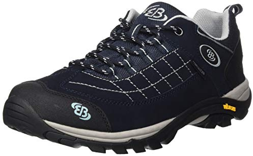Brütting Men’s Mount Crillon Low Outdoor & Trekking Shoe, Blue (Navy/Grey), 7.5 UK