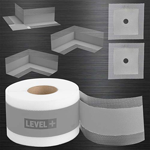 Lot de 2 joints d'étanchéité - 10 m - Coins intérieurs - 1 pièce - 2 manchons muraux - Pour la douche, la salle de bain, la cuisine - SETG4