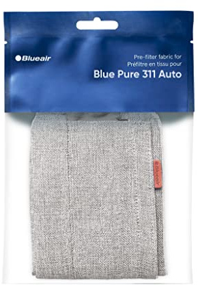 BLUEAIR Blue Pure 311 Auto Light Gray Pre-filter, Washable Fabric Traps Pollen, Pet Hair & Dust, Winter Reed
