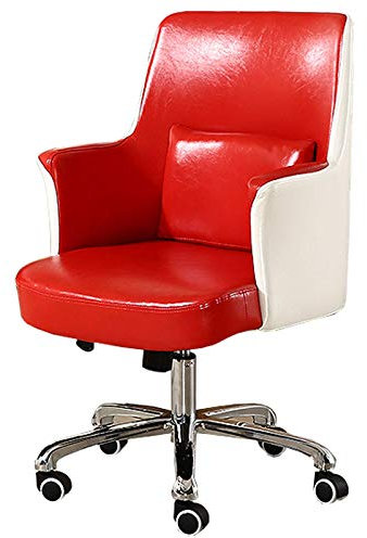 NMDCDH Home Drehstuhl Executive Office Stuhl Computer Task Desk Chair 360 Drehstuhl mit Armlehnen Kleiner Stuhl Ledersessel für Erwachsene und Kinder