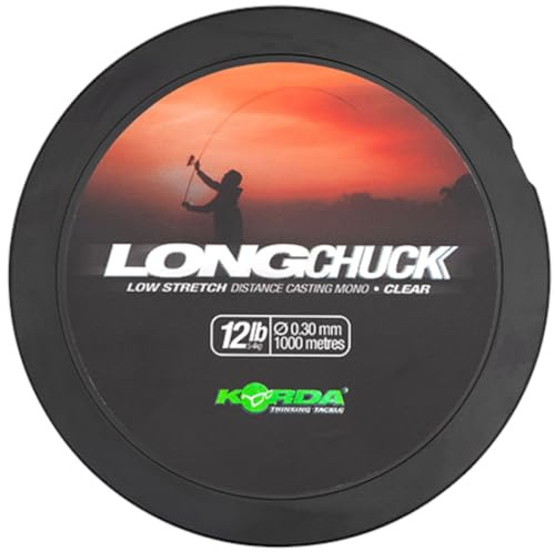 Korda Hauptschnur zum Karpfenangeln Long Chuck Clear