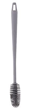 Bottle Cleaning Brush for Bottles, Vases,Glassware,Water Bottle Cleaner Brush for Narrow Neck Containers (Grey)
