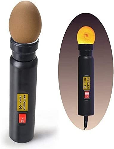 Honiwu Brutmaschine Vollautomatisch, Schierlampe Bruteier Hühnereier, Brutkasten Hühner, Langlebig Brutmaschine, LED Licht Inkubator, Inkubatoren für Hühnereier, Leuchtkräftige Schierlampe