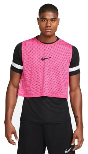NIKE DV7425-616 U NK DF PARK20BIB T-Shirt Unisex Vivid PINK/Black Größe L