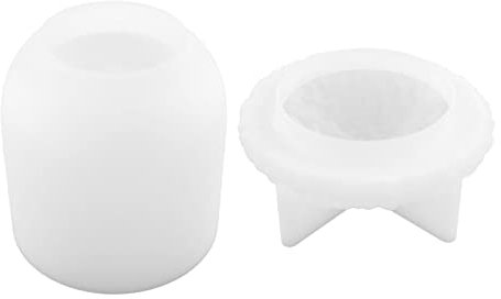 Facynde Tannenzapfen-Kastenform,Harzglas mit Deckel Silikonform für Behälter Basteln - Silikonformen, Aufbewahrungsglas, Epoxidharz, Guss, Kerzenbox, Schmuckhalter, Bonbonglas, Tischdekoration