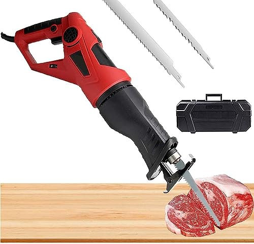 DPDZSW Sierra para Huesos, Sierra para Carne,Sierra para Huesos,Cortadora Manual Comercial De Acero Inoxidable para El Hogar para Costillas,Verduras,Rebanadora De Carne Congelada,900W