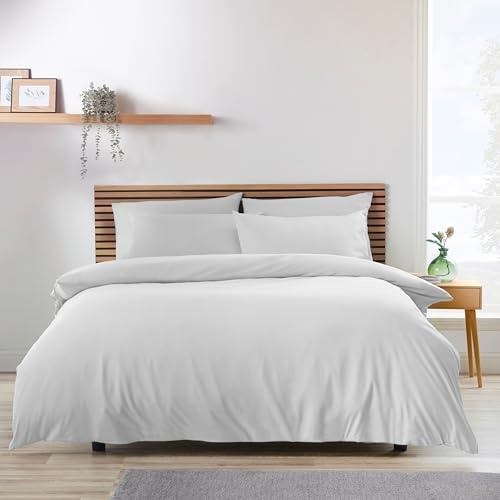 Catherine Lansfield So Soft Easy Iron Single Duvet Cover Set White