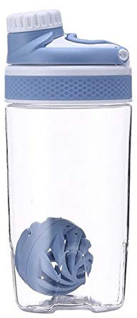 GraSky Teteras sin BPA 550/700 ml, Botella mezcladora de proteínas para niñas: ¡manténgase hidratado Mientras viaja! (Azul)