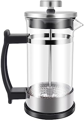 Cafetière à piston en acier inoxydable - Cafetière à piston française - Théière domestique - Convient pour la fabrication de thé