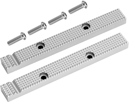 for Craftsman Replacement-bench-vise-jaws for Many Older USA Models 6 1/2 Reversable Gray Vises