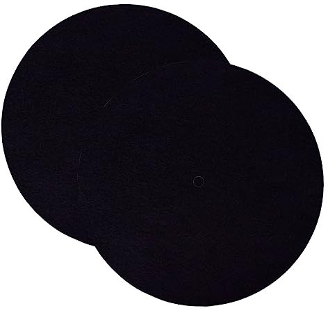 DRESSOOS 2stücke Schallplattenschutzmatten Für Plattenspieler Vinyl Schutz Pads Disc Schutzmatte Leicht Zu Verwenden Hochwertiges Material Praktisch Für Phonographen Aufzeichnungen