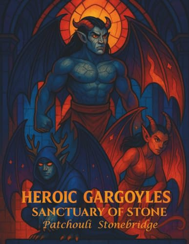 Heroic Gargoyles: Sanctuary of Stone: A Gothic Fantasy Coloring Book of Winged Guardians and Ancient Battles