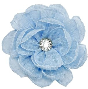 70mm Broche Fleur Camélia En Tissu Épingle à Col Strass Façon Main Accessoire Polyvalent Pour Cheveux Robe Mariage Cadeau Fête DIY Style Bohème Chic Bijoux