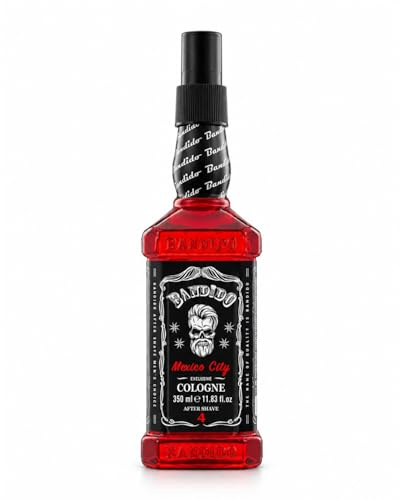 Bandido After Shave Mexico City 350 ml – Barber Cologne Herren, Rasierwasser Herren, Eau de Cologne, Body Spray, Haarparfüm, Kolonya, Orientalischer Duft