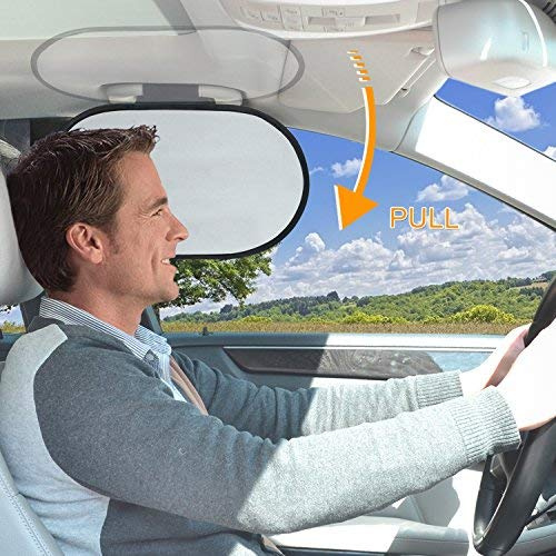 WANPOOL Auto Innenraum Haltegriff Sonnenblende & Sonnenschutz für den Fahrer