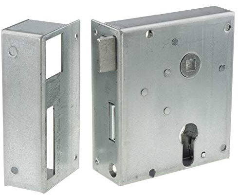 Rheinisches Kastenschloss Aufschraubschloss PZ Dornmaß 60 Entfernung 53 Links einwärts