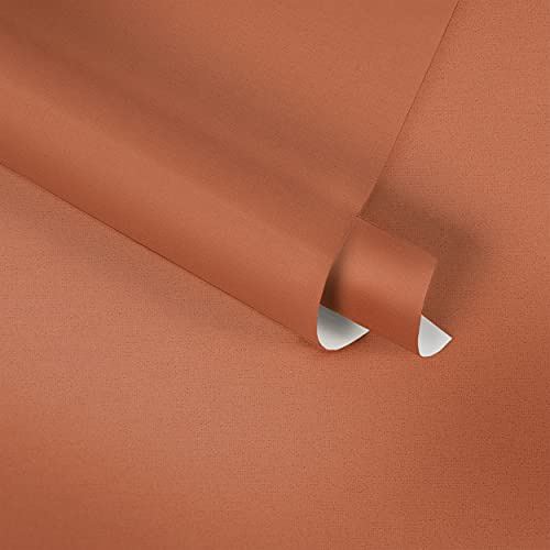 Michalsky Living Unitapete Change is good Tapete einfarbig unifarben Vliestapete orange matt fein strukturiert 379868