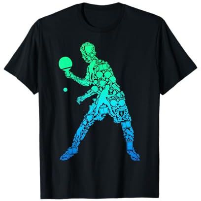 Tischtennis Tischtennisspieler Ping Pong Kinder Männer T-Shirt