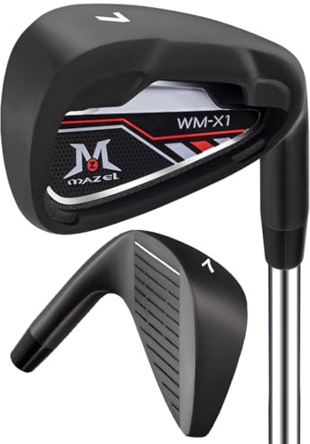 Hierro de Golf Individual MAZEL para Hombre | Hierro de un Solo Palo de Golf | Juego de hierros de Golf 4-5-6-7-8-9-PW-SW | Juego de Pitching Wedge, Sand Wedge o Hierros para golfistas diestros