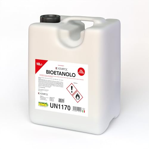 BIOETANOLO COMBUSTIBILE BIO SPRINT PER STUFE E CAMINI DA 10 LITRI