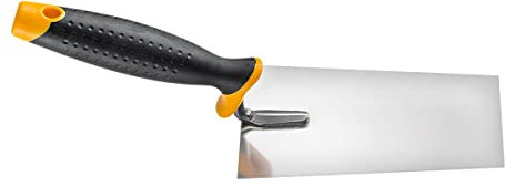 HARDY 2k Glättkelle Serie *28*für Lasuranstriche Putz Kleber Werkzeuge Stiel Holzbau Renovierung Restaurierung Spachtel zum Auftragen von Putz Größe 12x8 cm