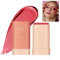 HASAIKA® Bâton de Fard à joues de Maquillage, Blusher Teinté Hydratant, Fard à Joues Solide et Crémeux,Stick hydratant teinté pour les yeux, les lèvres et les joues