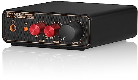 Douk Audio T14 Phono Preamp, MM/MC RIAA Phonograph Turntable Preamplifier Vinyl Hi-Fi Pre Amp, Headphone Amplifier