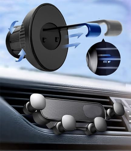 ATURMC Soporte Móvil Coche A Bordo VentilacióN VentilacióN Soporte Teléfono Coche A Bordo Suporte Telemovel Carro MagníFico Soporte para TeléFonos Inteligentes iPhone