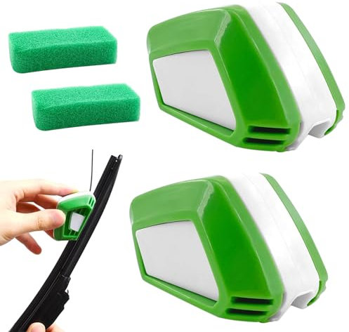 2 pezzi taglierina affilatrice per tergicristalli, taglierina per tergicristalli, taglierina per tergicristalli con spugna, strumenti per la riparazione dei tergicristalli per auto