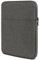 moex Tablet Hülle für Nokia T21 Tasche mit Reißverschluss und Fach für Zubehör, Nylon Stoff Sleeve weich Gepolstert, Schutzhülle Minimalistisch Dash Case, Dunkelgrau