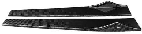 Auto Seitenschweller 5er G30 G38 F10 F18 520i 528i 525i 2008–2022, Auto-Seitenschweller, Stoßstangenspoiler, Schutzplatten, Anti-Crash-Diffusor Car Body Side Rock (Farbe : Carbon Fiber Look)