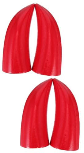 Mikinona 4 Stück Heiliger Gua Cup Chinesisches Weissagungswerkzeug taoistische Wahrsagebecher wohnungseinrichtung Home Decoration Weissagungsbecher liefert buddhistischer Weissagungsbecher