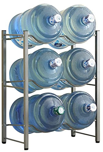 Estante de Almacenamiento de Cubo, Soporte para Jarra de Agua, Soporte para Jarra enfriadora de Agua de Alta Capacidad para Botellas de 6/8/10, Estante para Jarra de Agua apilable Resistent