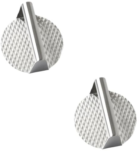 BESPORTBLE 2pcs Easy to Use Burger Maker Press Round Burger Patty Press Stainless Steel