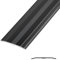 JXNVHJ Profilo Transizione Pavimento in Alluminio - Larghezza 6cm Striscia di Transizione Striscia di Soglia, Disponibile in più Finiture(Black,130cm)