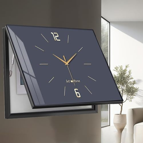 Minglez Cache Compteur Electrique Cache-Panneau Décoratif pour Tableau Électrique, Cache-Panneau Horizontal pour Disjoncteur, Couvercle de Tableau Électrique(Gray,40x30cm(15 3/4x11 3/4))