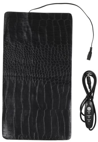 MUELODSIC Tappetino Riscaldante USB per Animali e Rettili Fibra di Carbonio, Materiale Resistente, Facile da Usare per Mantenere Caldo in Inverno Freddo e All'aperto
