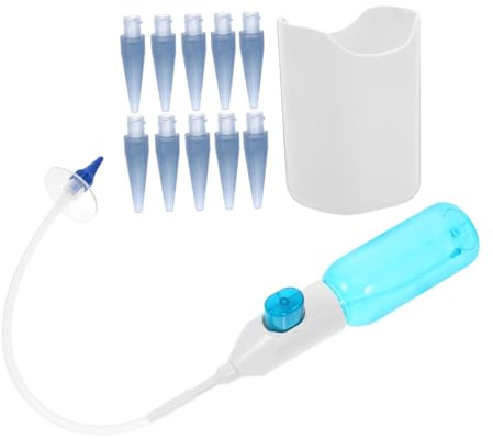 Hemobllo Outil de Nettoyage des Oreilles Multifonction Plastique pour Élimination Douce Du Cérumen Irrigation Auriculaire Manuelle pour Usage Domestique Pratique et Soulagement Pression